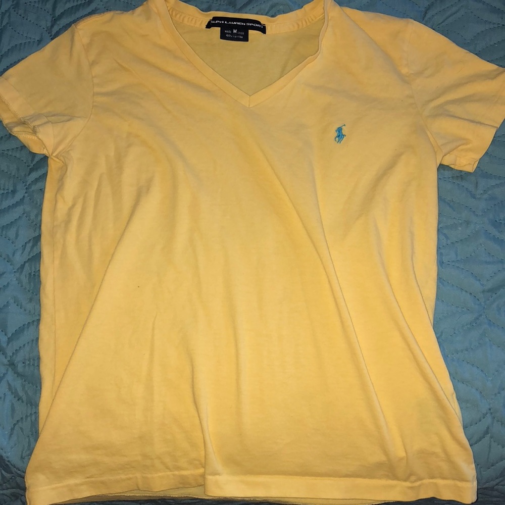 Yellow ralph lauren shirt